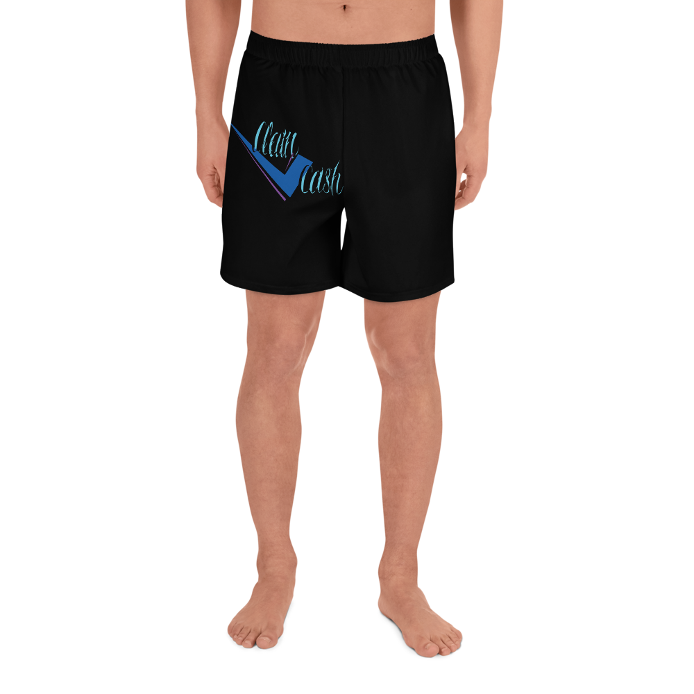 All-Over Print Men's Athletic Long Shorts